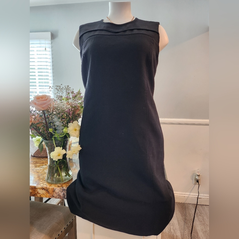 Tory Burch Black Strapless Shift Dress
